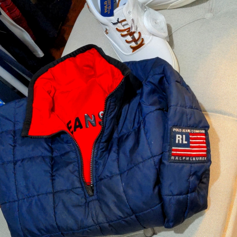 90's Vintage Polo Reversible Jacket